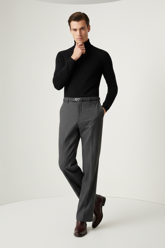Linen stripe Shirt with trouser set