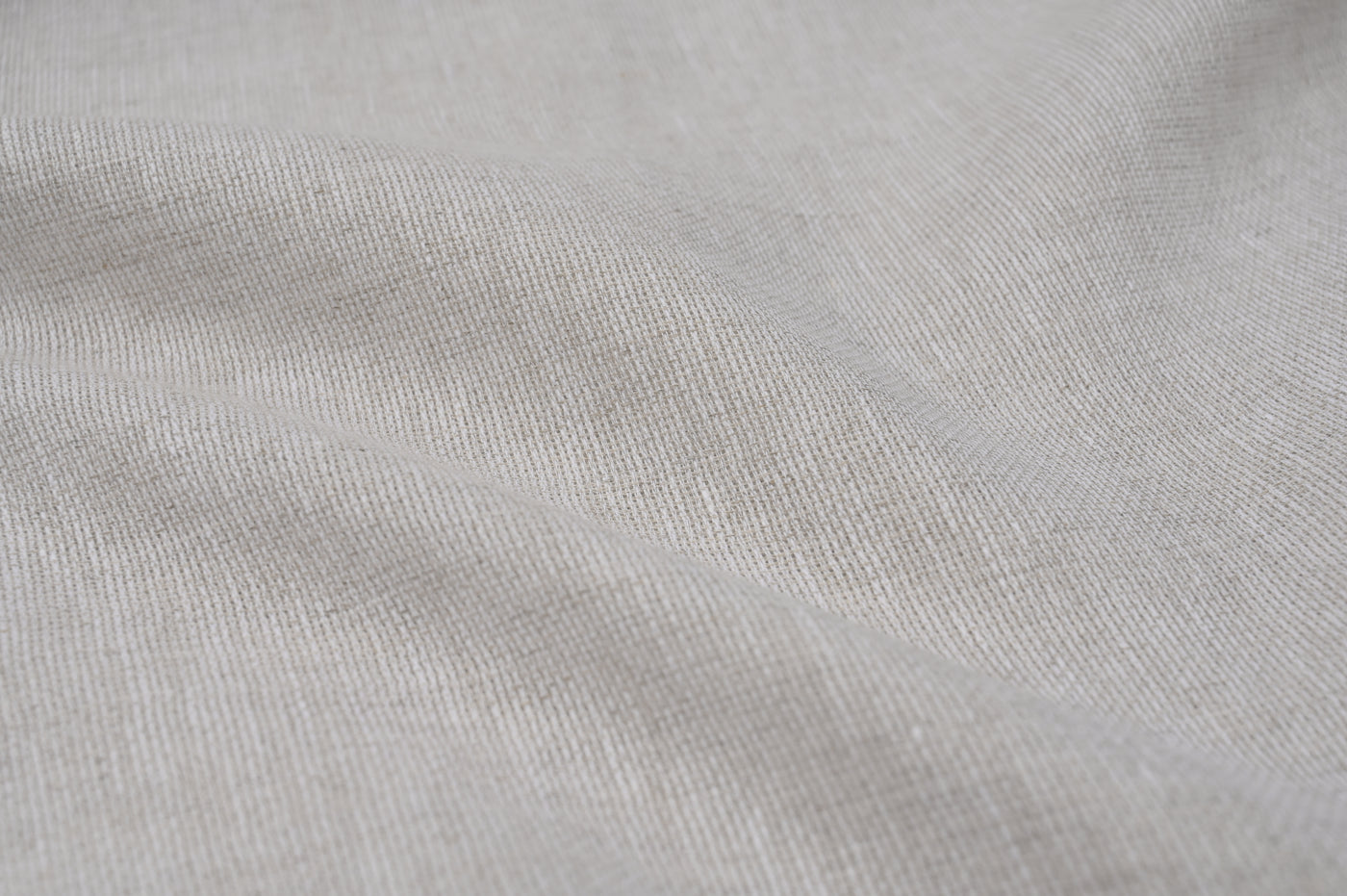 Men's stone beige open-weave linen shirt by YAEYAH