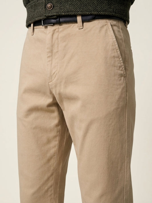 Khaki Cotton Chino